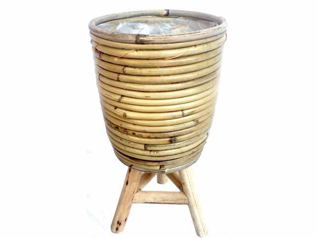 Pot rotan houten poten
