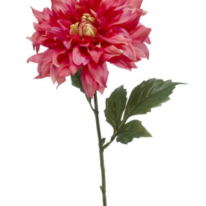 zijden dahlia donker roze 60 cm