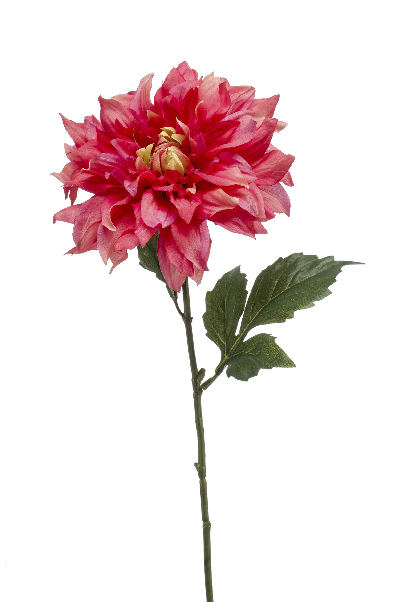 zijden dahlia donker roze 60 cm