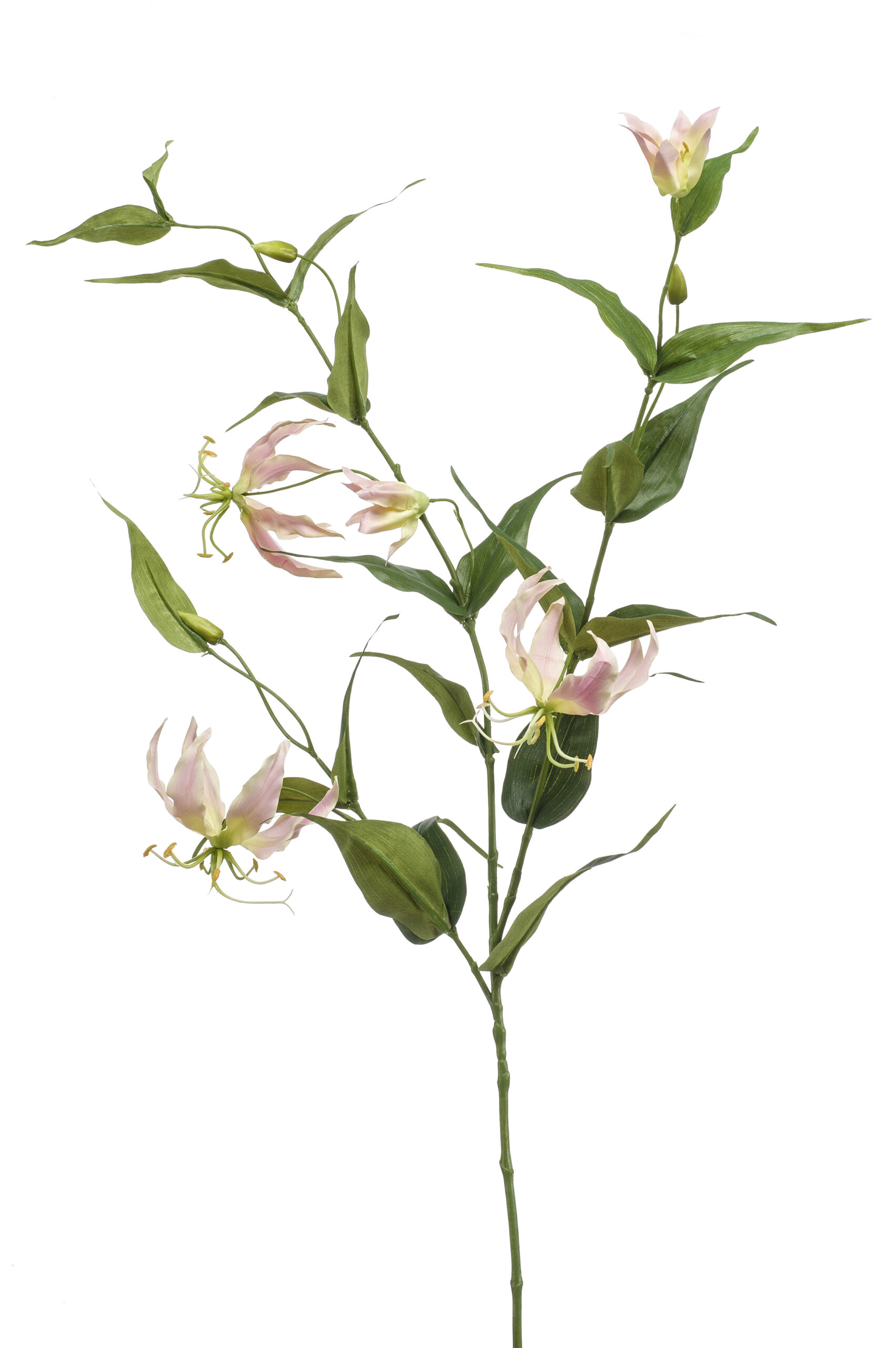 zijden Gloriosa roze 120 cm