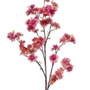 zijden kersenbloesem hangend warm roze 120cm