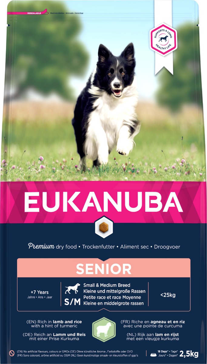 Eukanuba Mature/senior all lamb/rice 2.5kg
