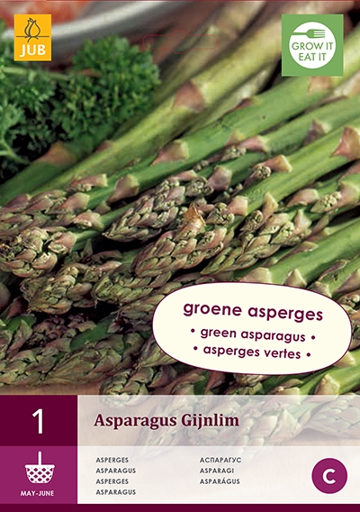Asparagus gijnlim (groen) 1st
