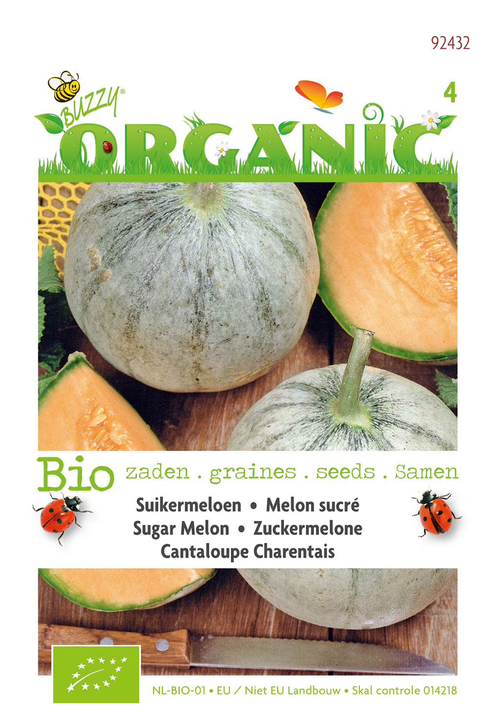 Organic meloen charentais 0.5g