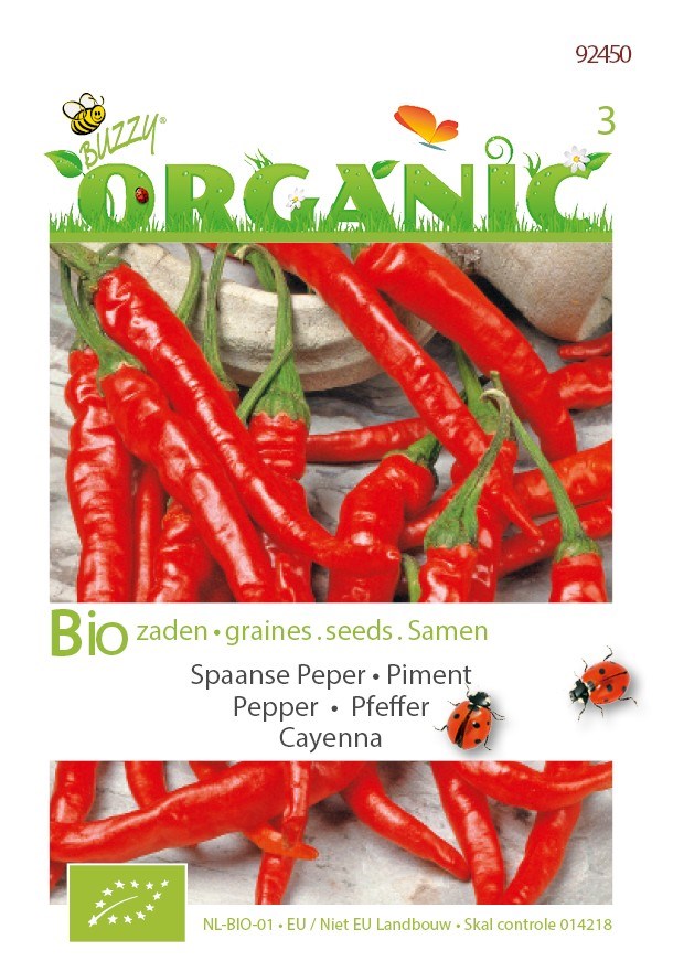 Organic peper cayenna 0.25g