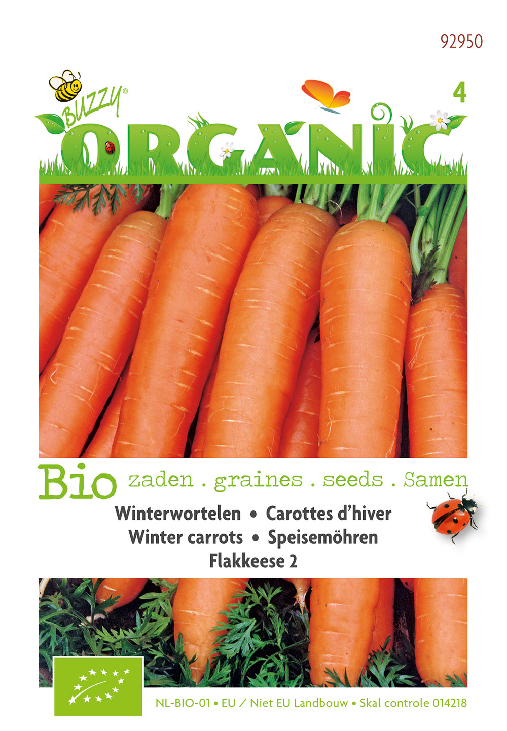 Organic winterwortel flakk. 1.5g