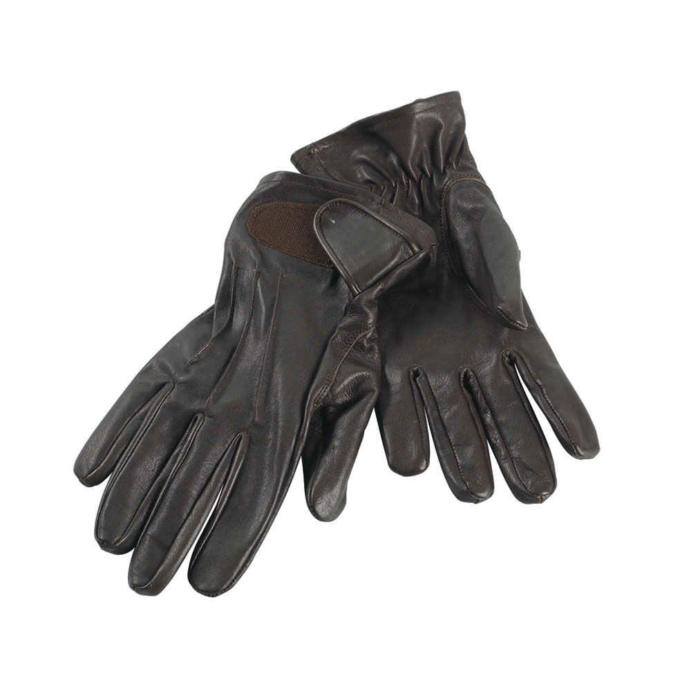 Leather Gloves Brown L