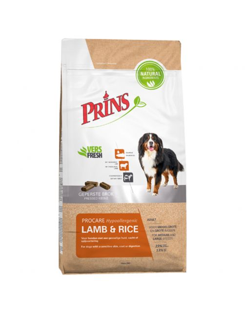Prins Procare lam & rijst hypo allergeen 3kg