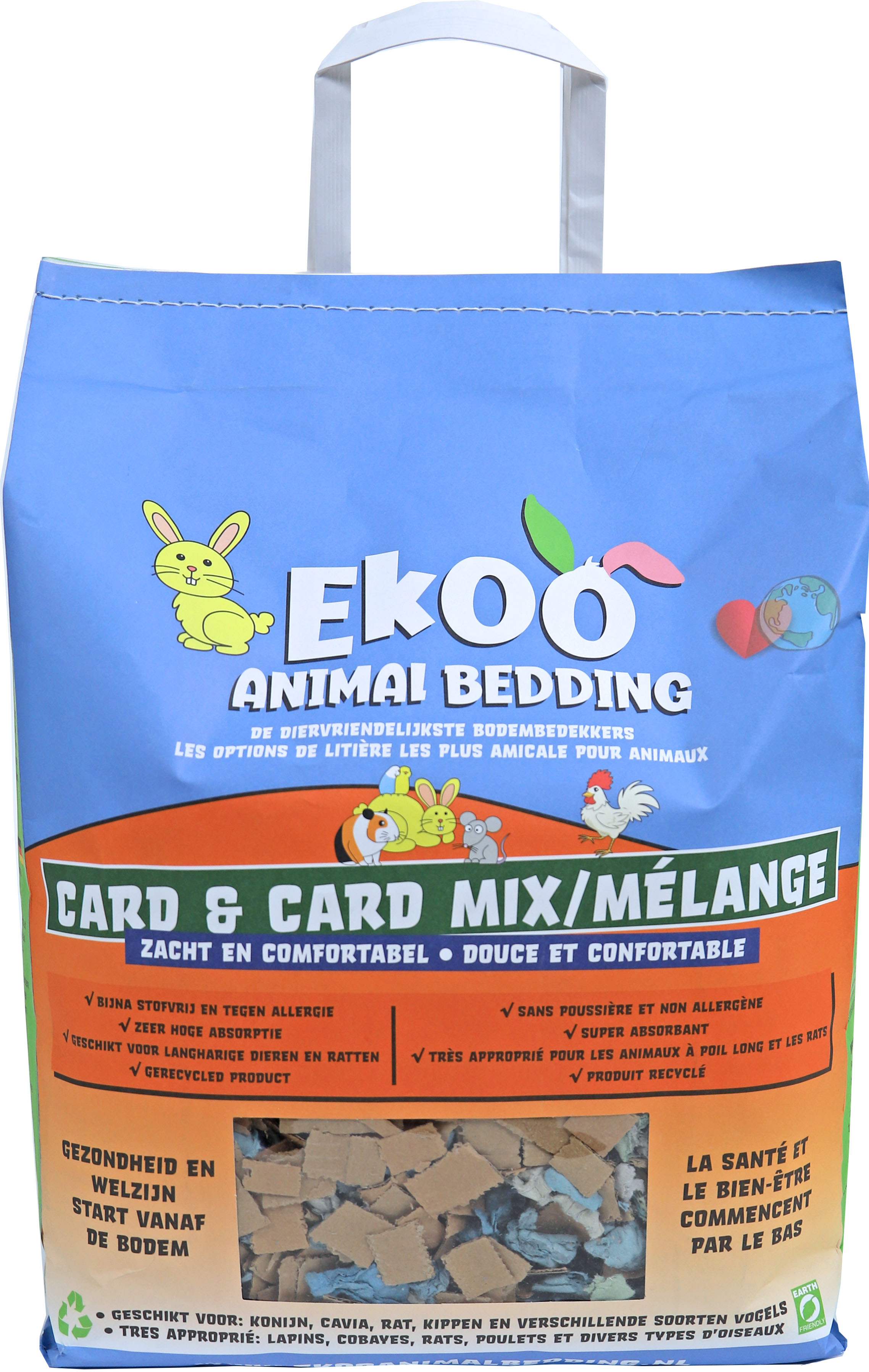Ekoo bodembedekker Animalbedding card & card mix