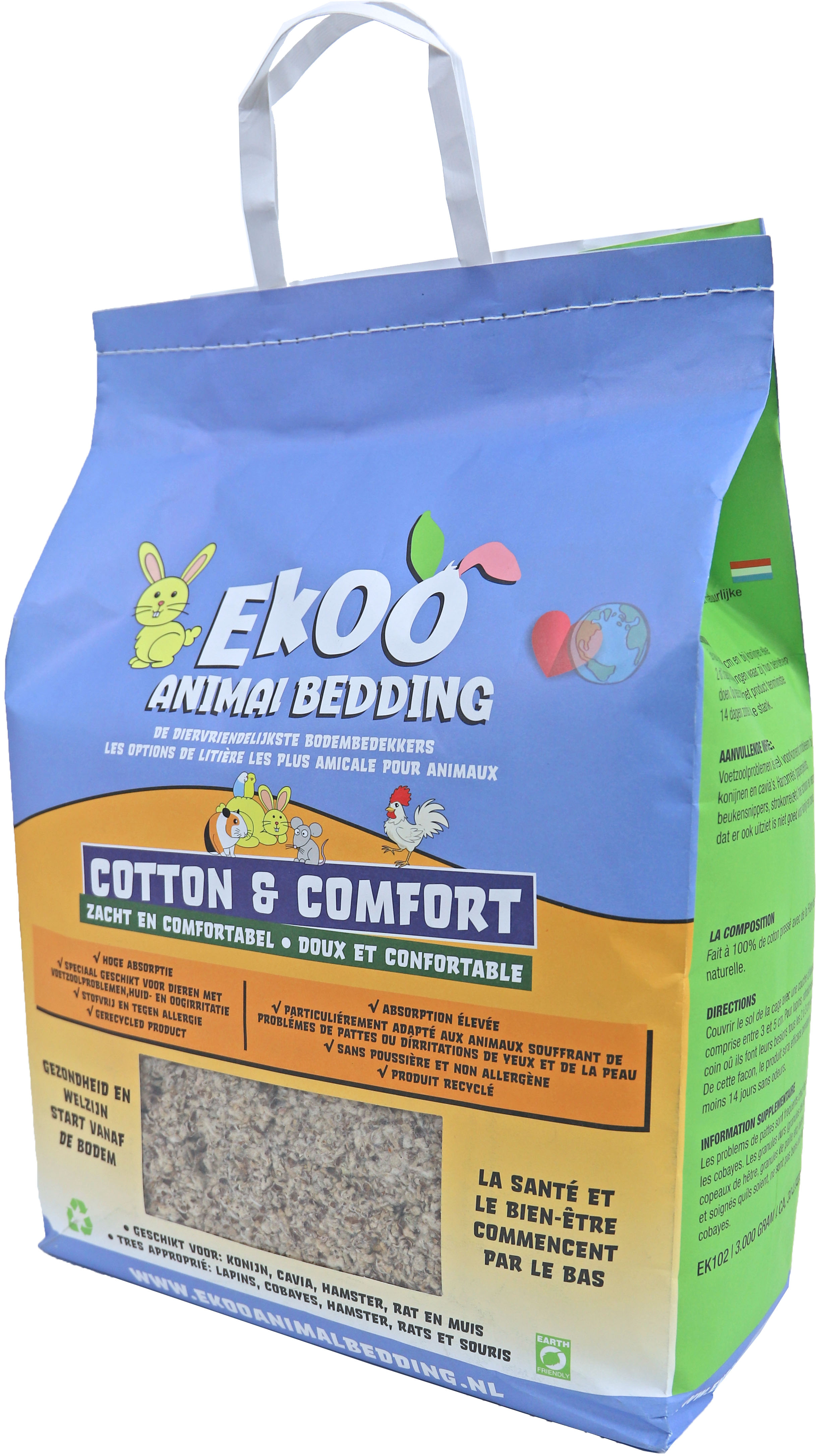 Ekoo bodembedekker Animalbedding cotton & comfort