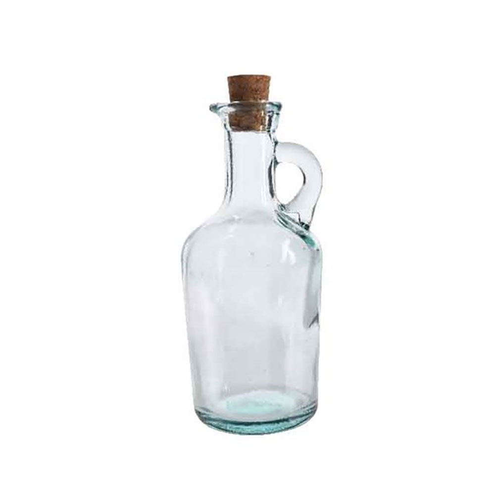 Fles recycle glas olie-azijn helder