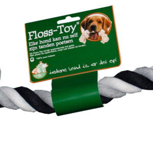 Floss-toy zwart/wit gigant