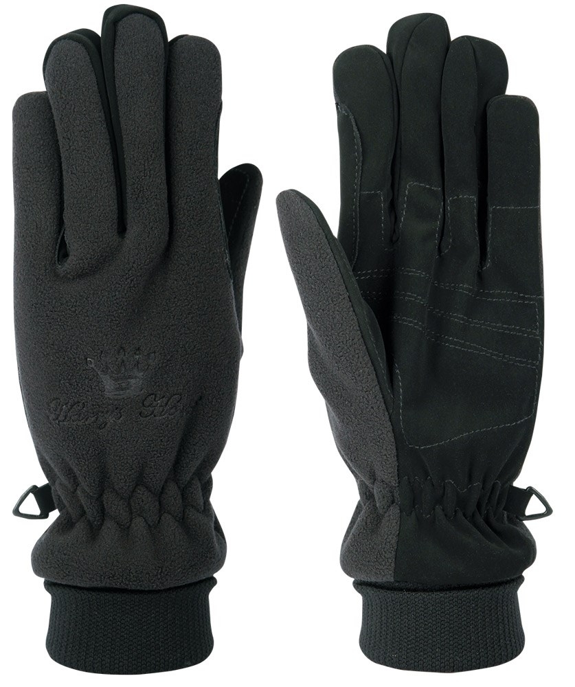 Handschoenen fleece ademend/waterdicht zwart l