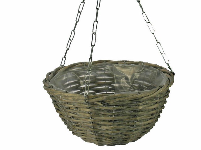 Hanging basket d30cm grijs