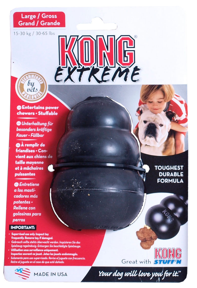 Origineel rubber kong large zwart
