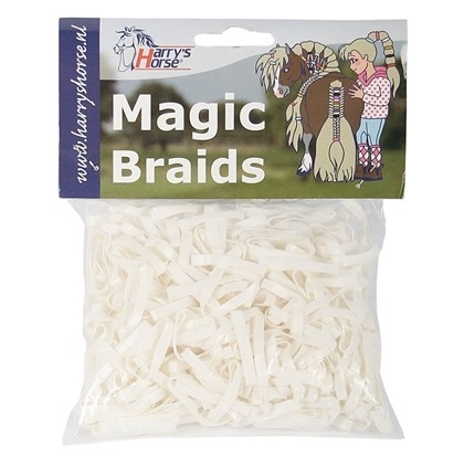 Magic braids, zak wit