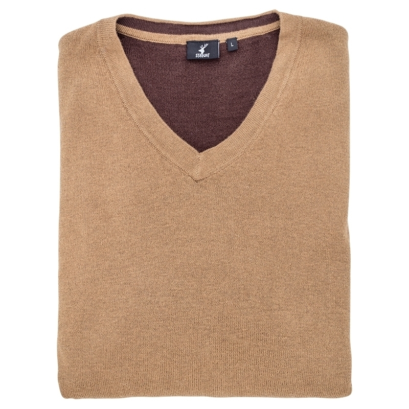 Pullover Mallard kleur Ermine(licht bruin) maat XL