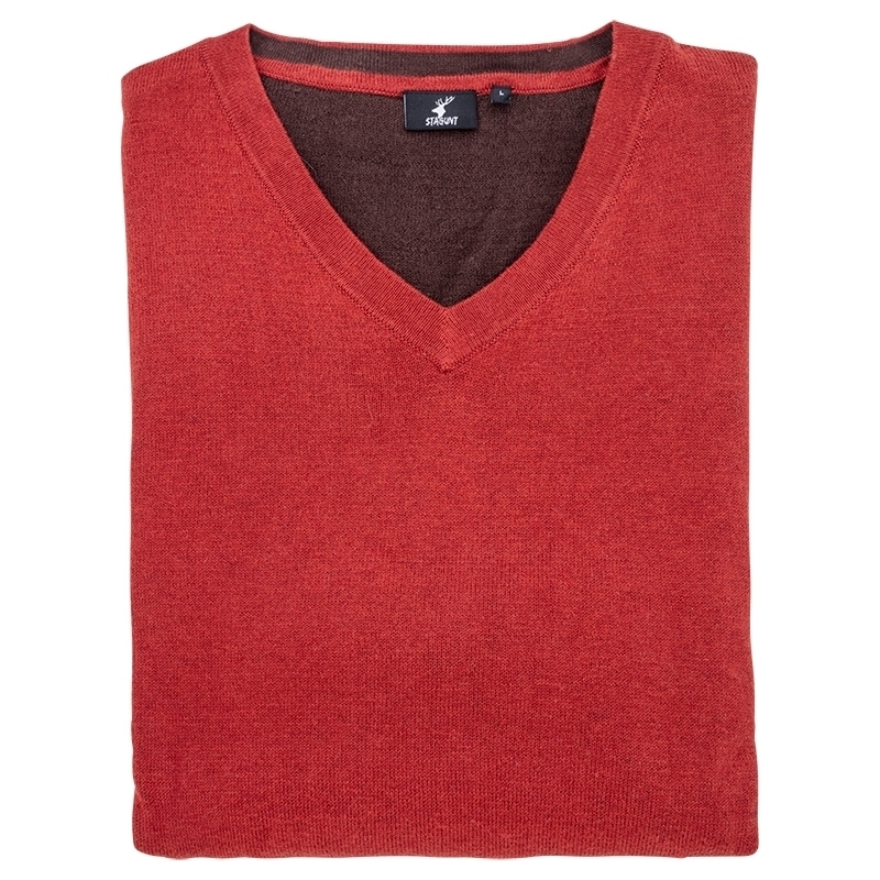 Pullover Mallard kleurturkish red ochre(rood) maat XL