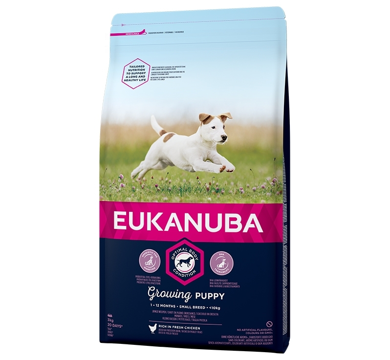 Eukanuba Dog pup/jun sm chkn 3kg