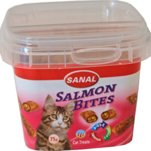 Salmon bites cups 75g