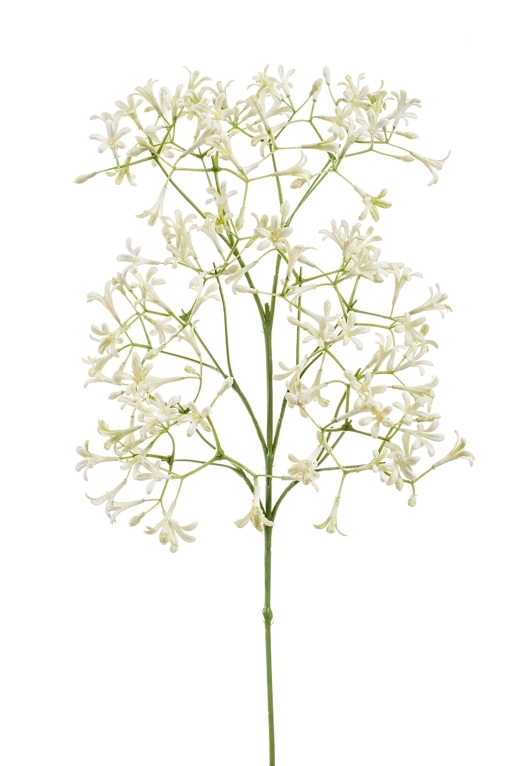 zijden saxifraga bloem creme 63 cm