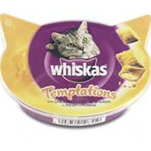 Whiskas temptations kaas/kip 60gr